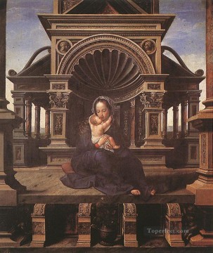 ジャン・マブセ Painting - ルーヴァンの聖母 ヤン・マブセ
